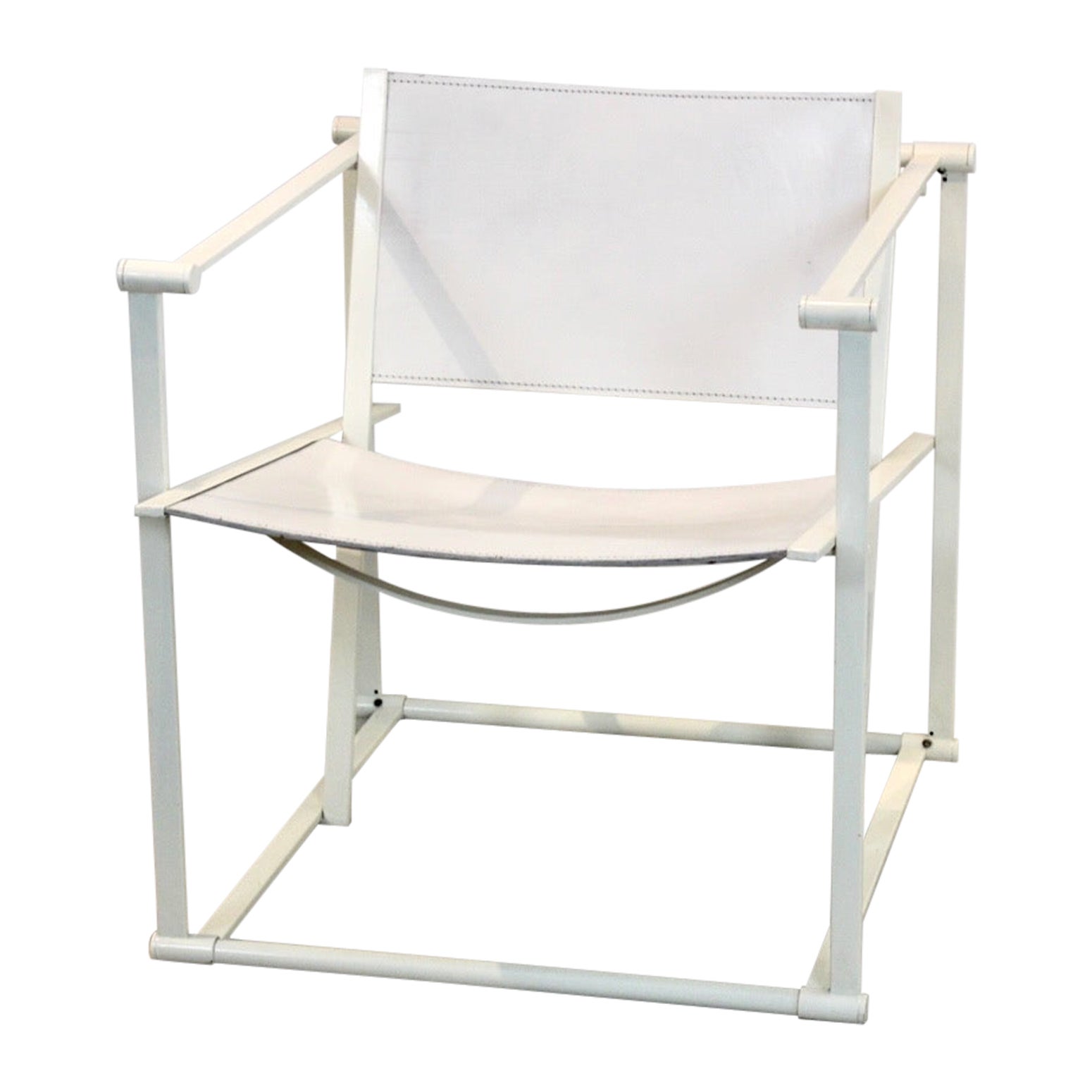 FM62 Cubic Leather Lounge Chair by Radboud van Beekum for Pastoe, Dutch Design For Sale