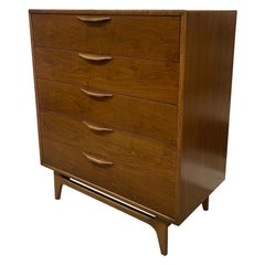 Retro Mid Century Modern Tall Dresser by Lane Perception.