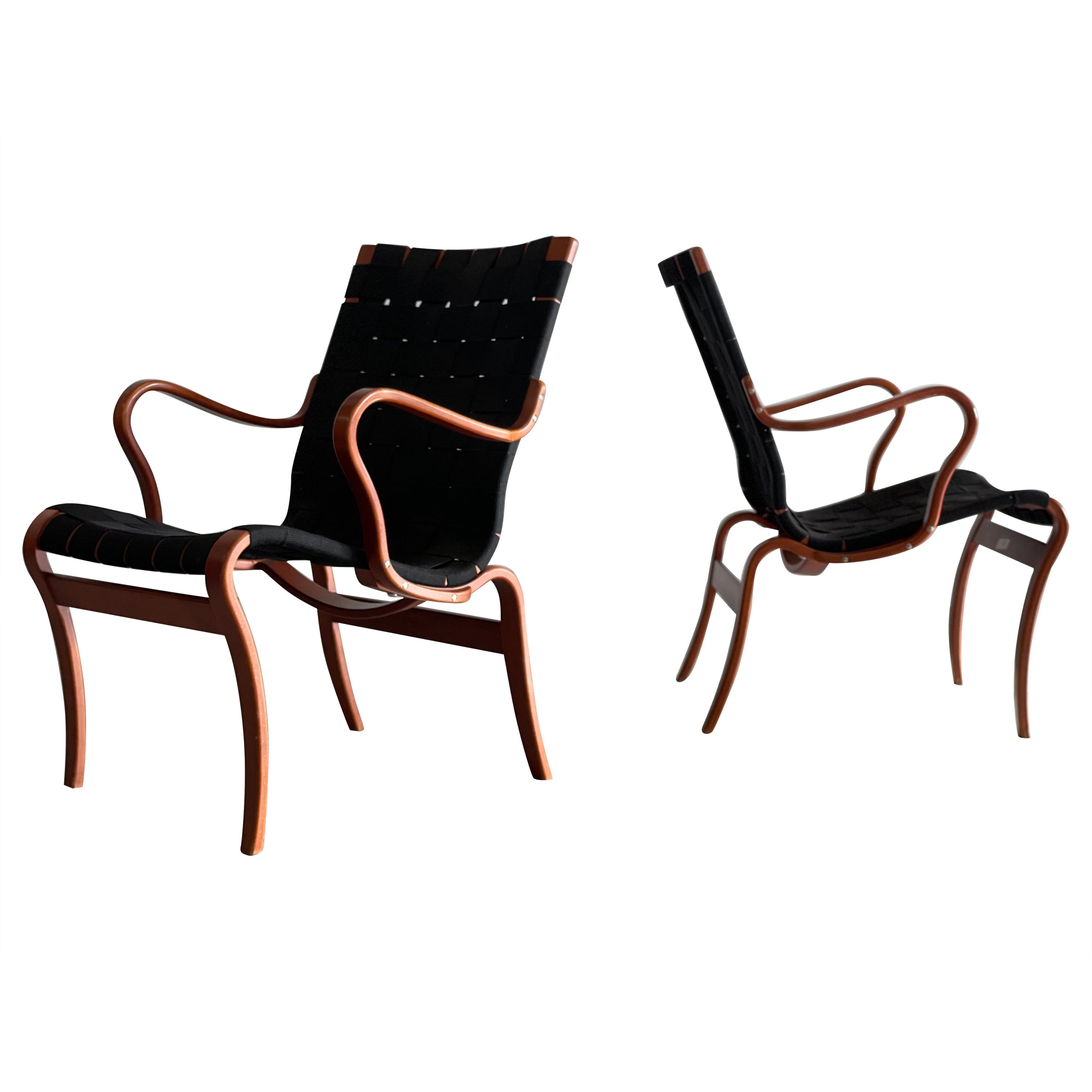 Bruno Mathsson 'Mina' Stühle für Dux, Schweden im Angebot