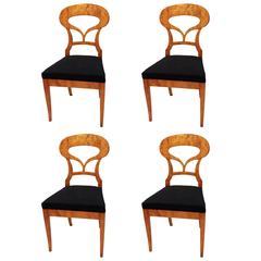 Antique Set of Four Biedermeier Chairs