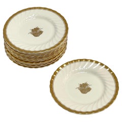 Set de 12 Platos de Pan o Postre Mintons 'Crocus Dorado', 6