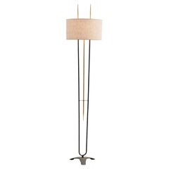 Brass floor lamp,  1970s France 