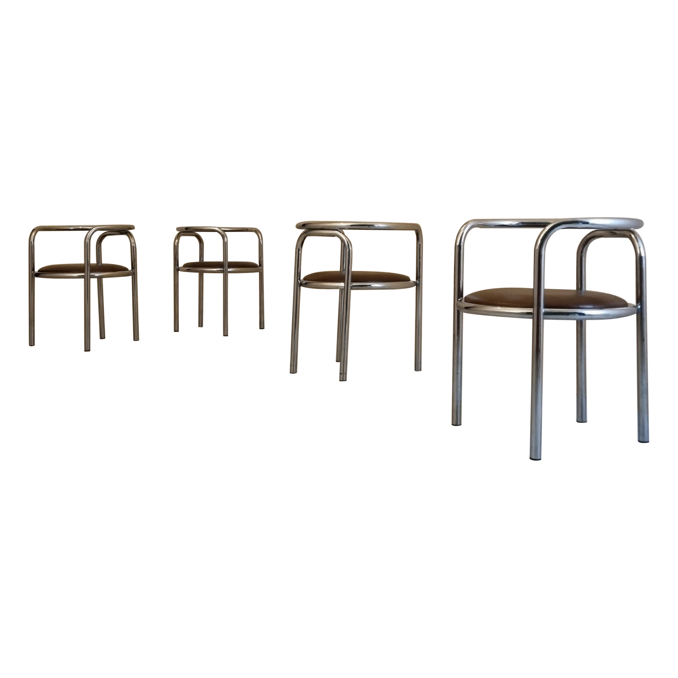 Chaises Locus Solus de Gae Aulenti pour Poltronova, 1964