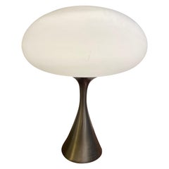 Vintage Original Stainless Laurel Mushroom Table Lamp