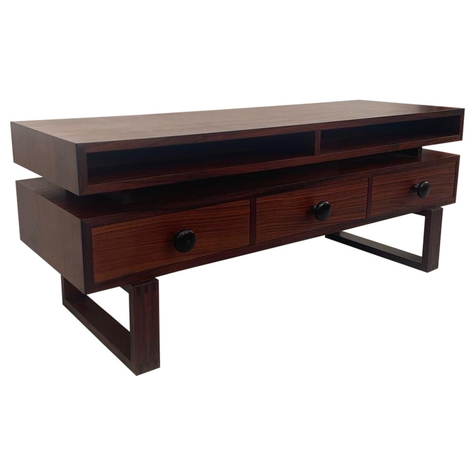 Vintage Danish Rosewood Console Coffee Table. Uk Import. For Sale