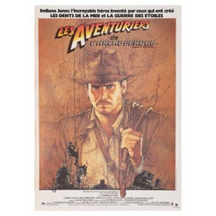 Amsel, Original Movie Poster, Indiana Jones, Raiders Lost Ark, Spielberg, 1980