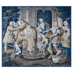 The Return of the Prodigal Son (Die Rückkehr des verlorenen Sohnes) 17. Jahrhundert Biblischer Wandteppich aus Aubusson - N° 1390