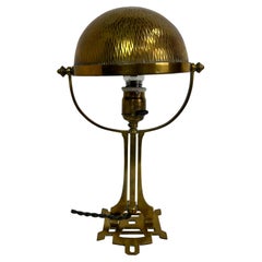 Lámpara de escritorio Jugendstil con forma de seta