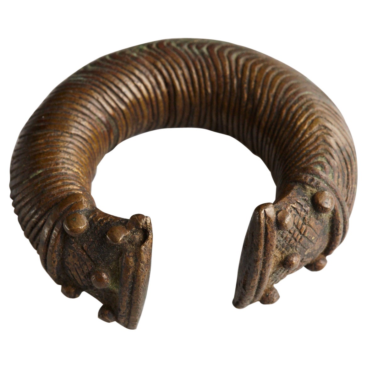 Currency-Armband/Manilla aus Bronze, Dogon-Volkes, Burkina Faso, 19. Jahrhundert im Angebot