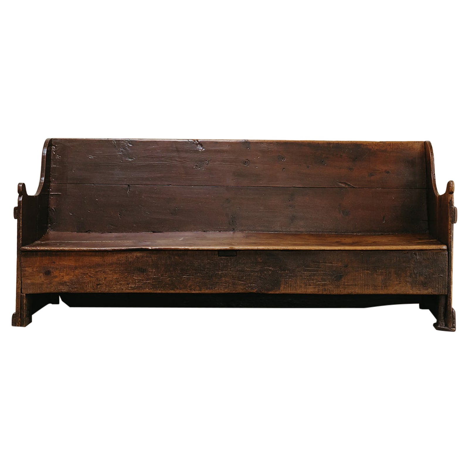 18th century xl Spanish bench ... For Sale