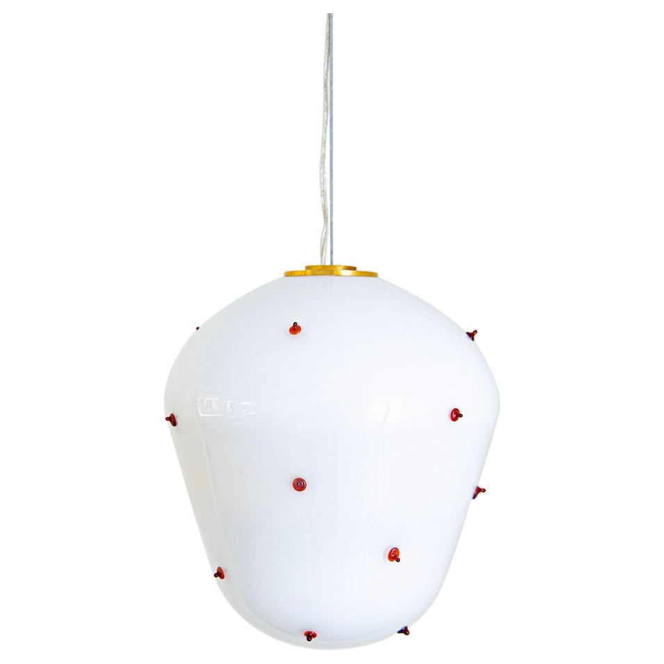 Berries Pendant Light, Blown glass by Marie & Alexandre - Size S For Sale