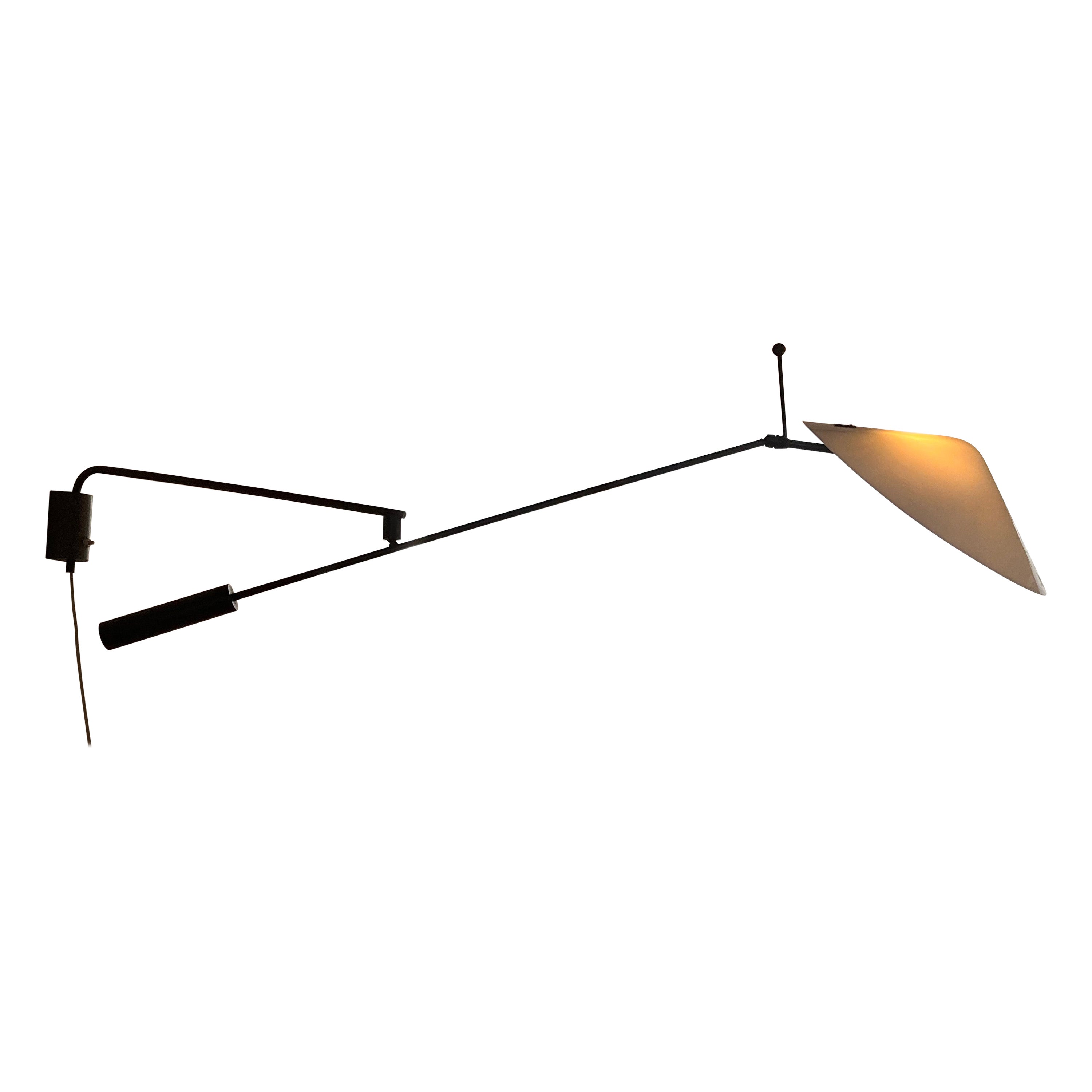 '242P' Wall Light by Robert Mathieu, c. 1958 For Sale