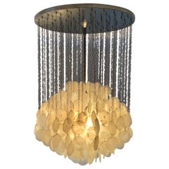 Chandelier by Verner Panton manufactured by J. Luber, denmark,  1960s 