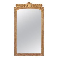 19. Jahrhundert Louis Philippe Französisch vergoldeten Spiegel