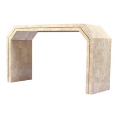 Used Karl Springer Style Tessellated Smith Console Table by Maitland Smith