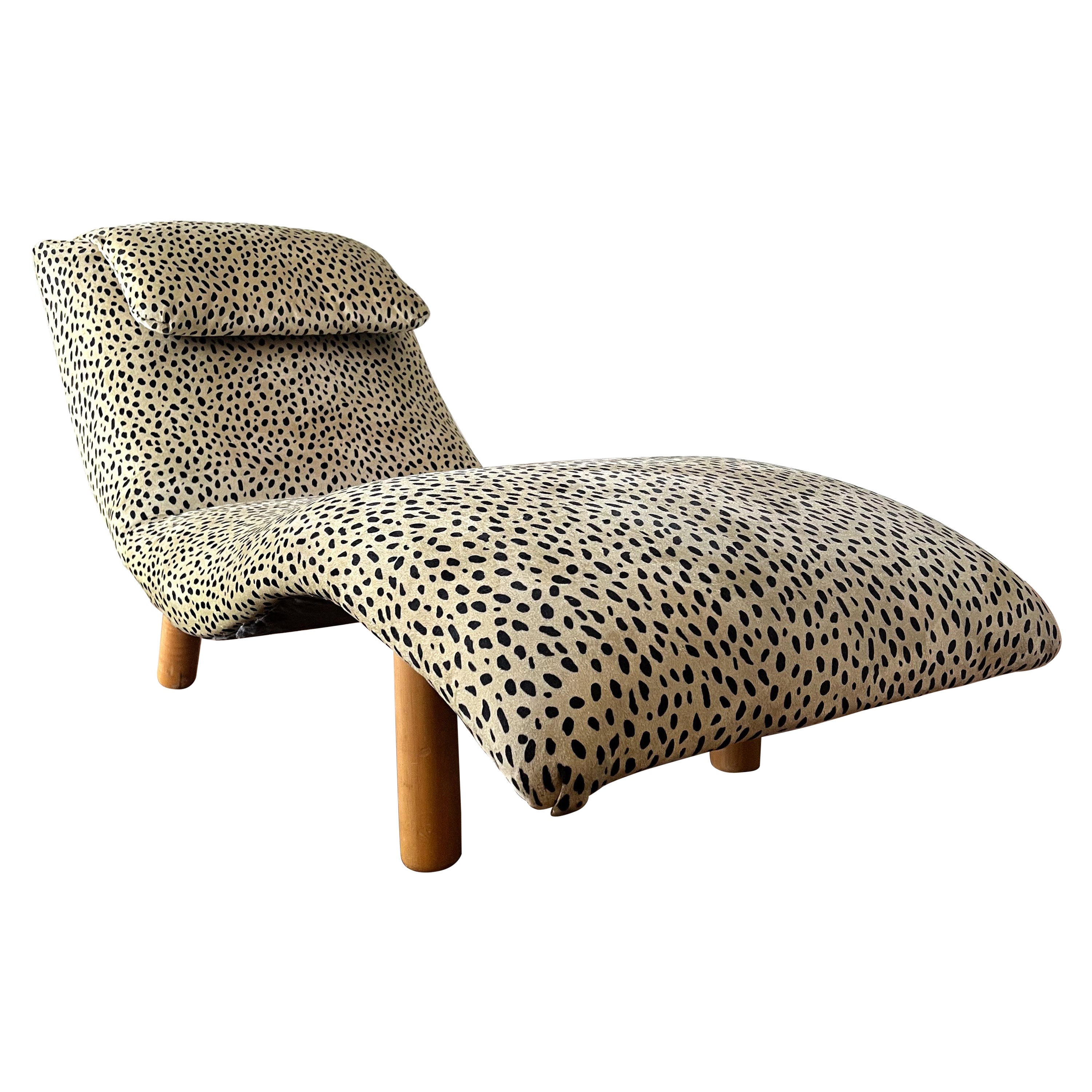 MCM Wave Chaise Attributed to Enricho Bartolini For Sale