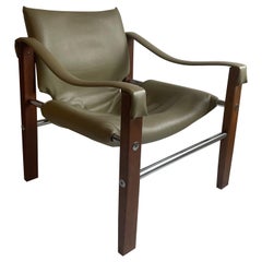 Maurice Burke pour safari Arkana, chaise moderne du milieu du siècle dernier