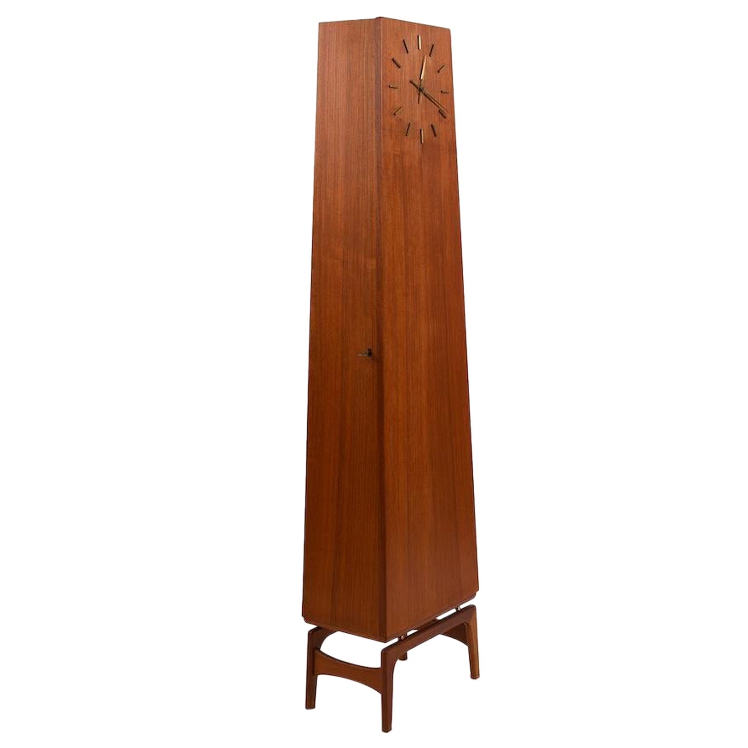 Arne Hovmand-Olsen Grandfather Clock 1965 in Teak