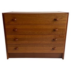 Vintage Domino Mobler Chest Of Drawers Danish Mid-Century