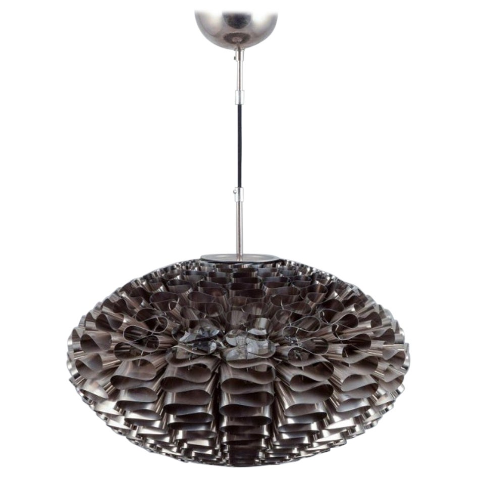 Britt Kornum per Normann Copenhagen. Lampada da soffitto in acciaio inox. in vendita