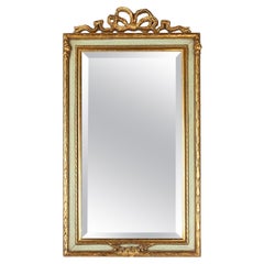 Vintage Classic mirror, romantically decorated 18th century style frame, France, 1950s