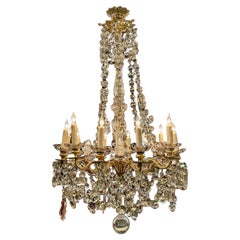 Antique French Louis XV 12 light Chandelier