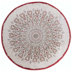 French Deco Round Rug by Paule Leleu