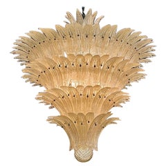 Murano Gold Granola Palm Chandelier