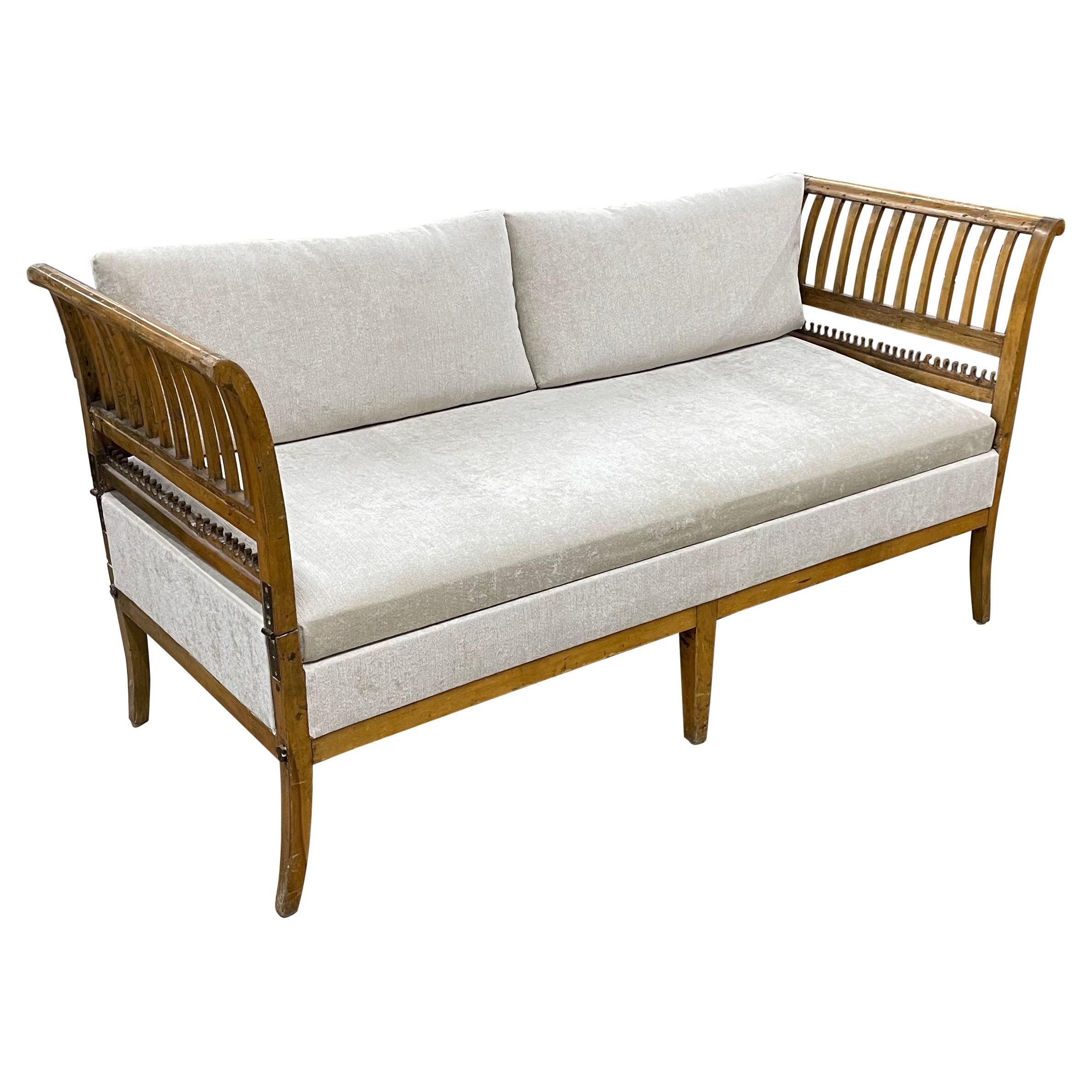 Mid 19th Century  Karl Johan Swedish Daybed For Sale