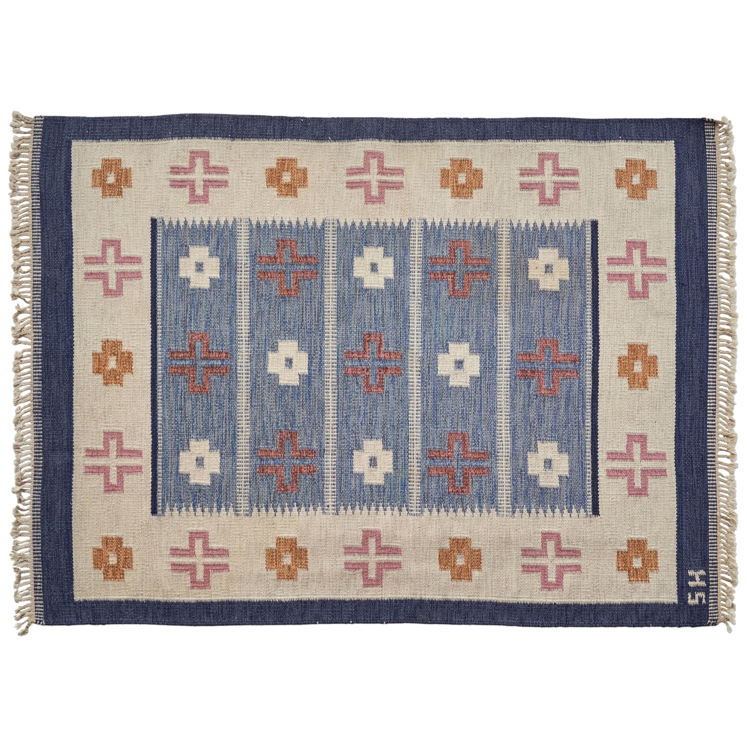 Designer suédois, tapis, laine, Suède, années 1950