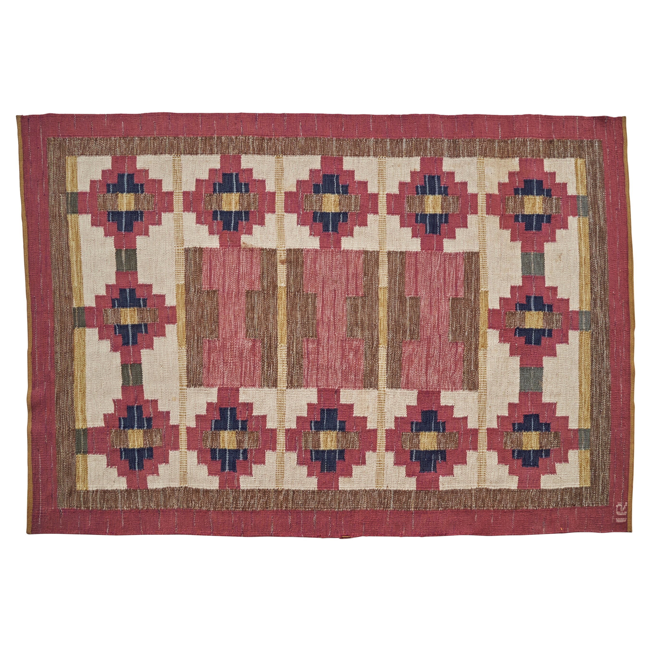 Ida Rydelius, Carpet, Wool, Sweden, 1950s For Sale