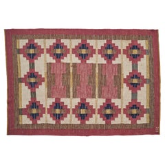Vintage Ida Rydelius, Carpet, Wool, Sweden, 1950s