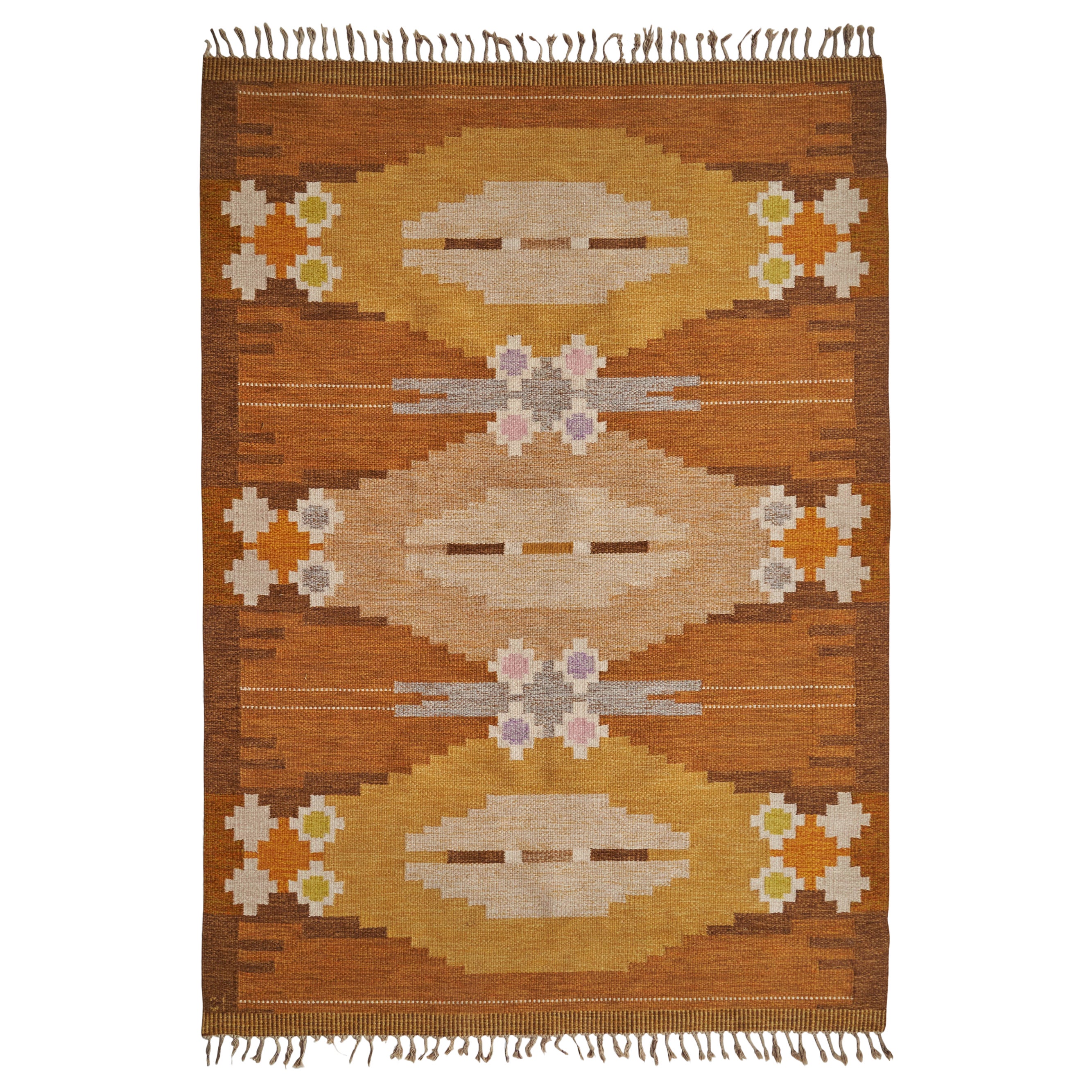 Ingegerd Silow, Carpet, Wool, Sweden, 1950s For Sale