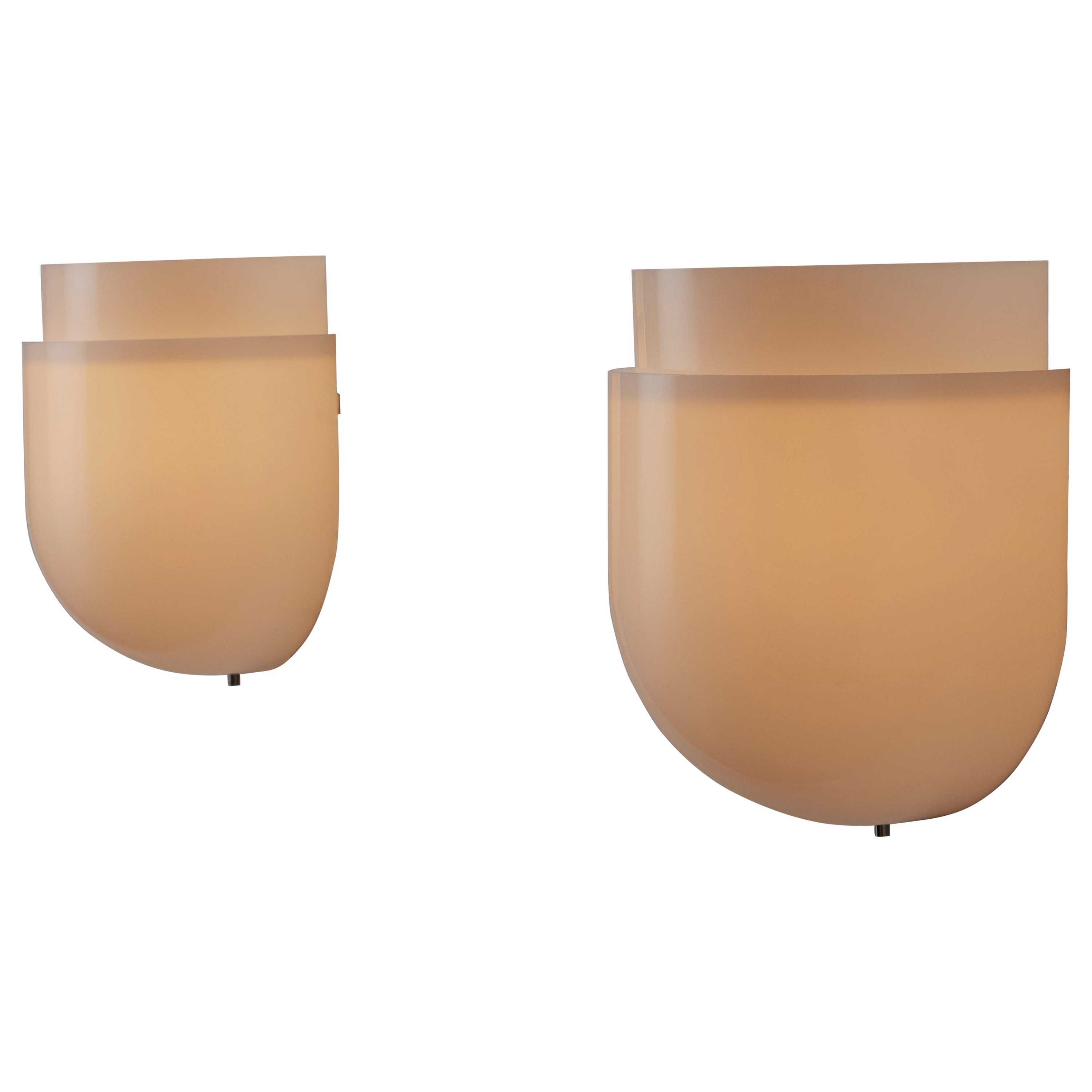 A Pair of 'Montparnasse' Sconces by Sergio Asti for Candle For Sale