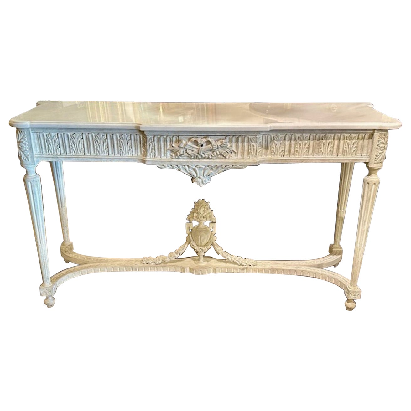 French Louis XVI Style Console For Sale