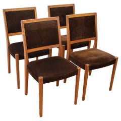 Ensemble de chaises de salle à manger en teck vintage par Svegards Markaryd