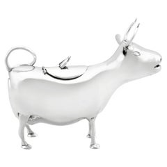 Victorian Sterling Silver Cow Creamer