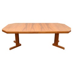 Used Large Mid Century Teak Dining Table