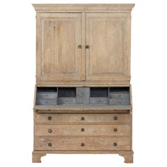 19th c. Swedish Gustavian Period Secretary with Library