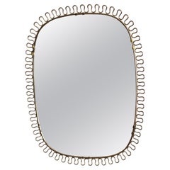 Ovaler Spiegel der Jahrhundertmitte von Joseph Frank Für Svenskt Tenn