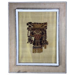 Pre Colombian Antique Peruvian Textile Fragment