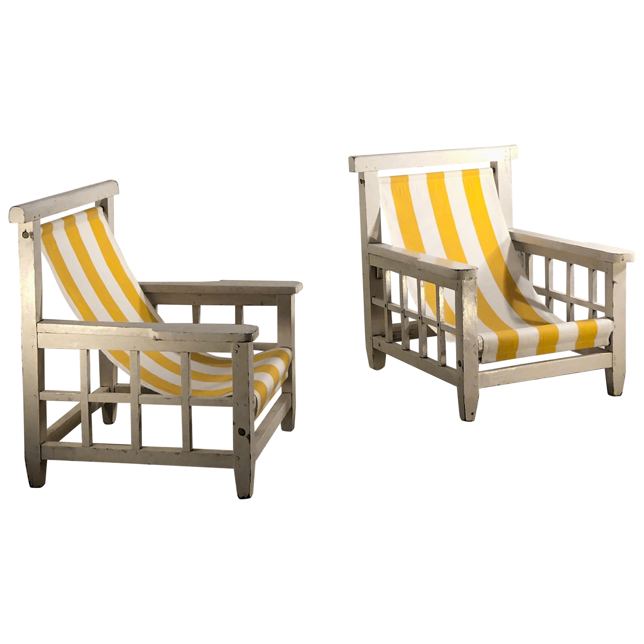 2 POLTRONE MODERNISTE ART-DECO di ROBERT MALLET-STEVENS & DARIEL, Francia 1925