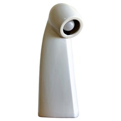 Einzigartige Mid-Century Modern-Tischlampe aus Keramik, 1970er Jahre