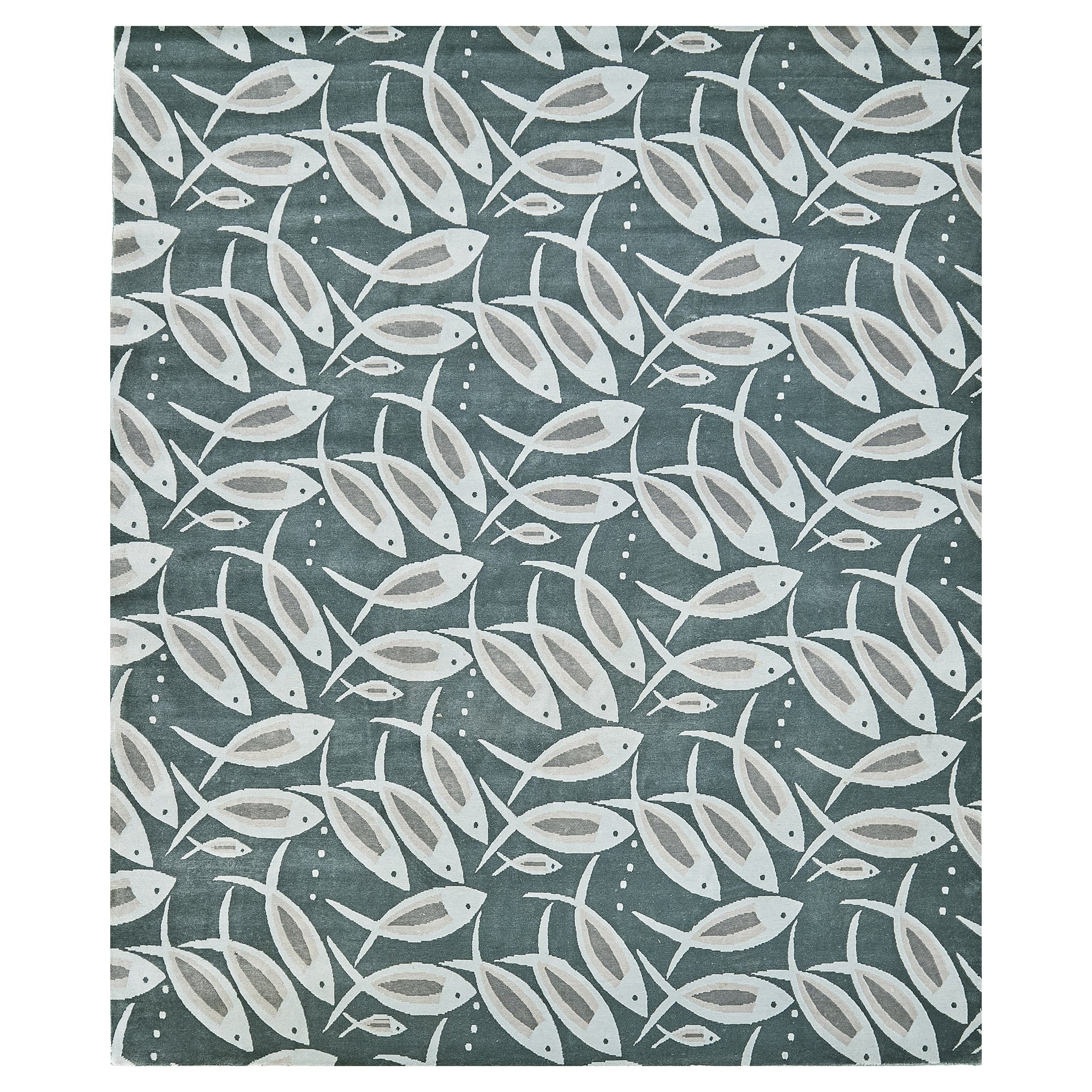 Mehraban Modern Design Fish Design Rug