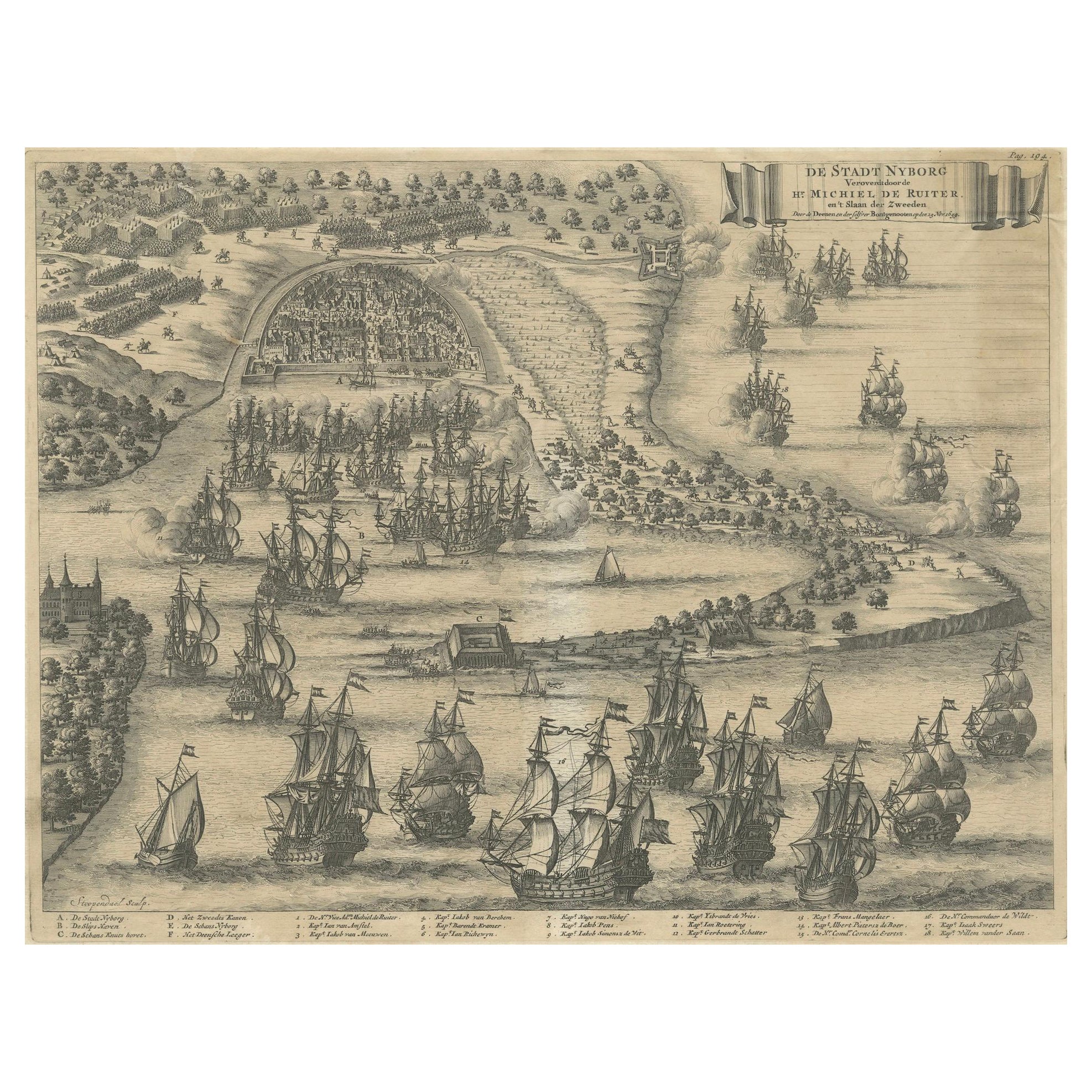 The Siege of Nyborg, 1659: A Strategic Battle of the Dano-Swedish War, 1746 For Sale
