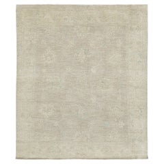 Mehraban Vintage Style Oushak Design Rug