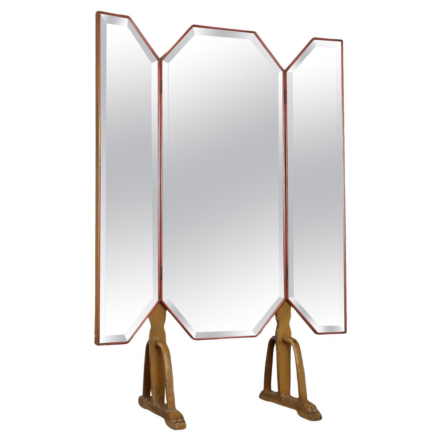 Miroir rationaliste des années 1930 en vente