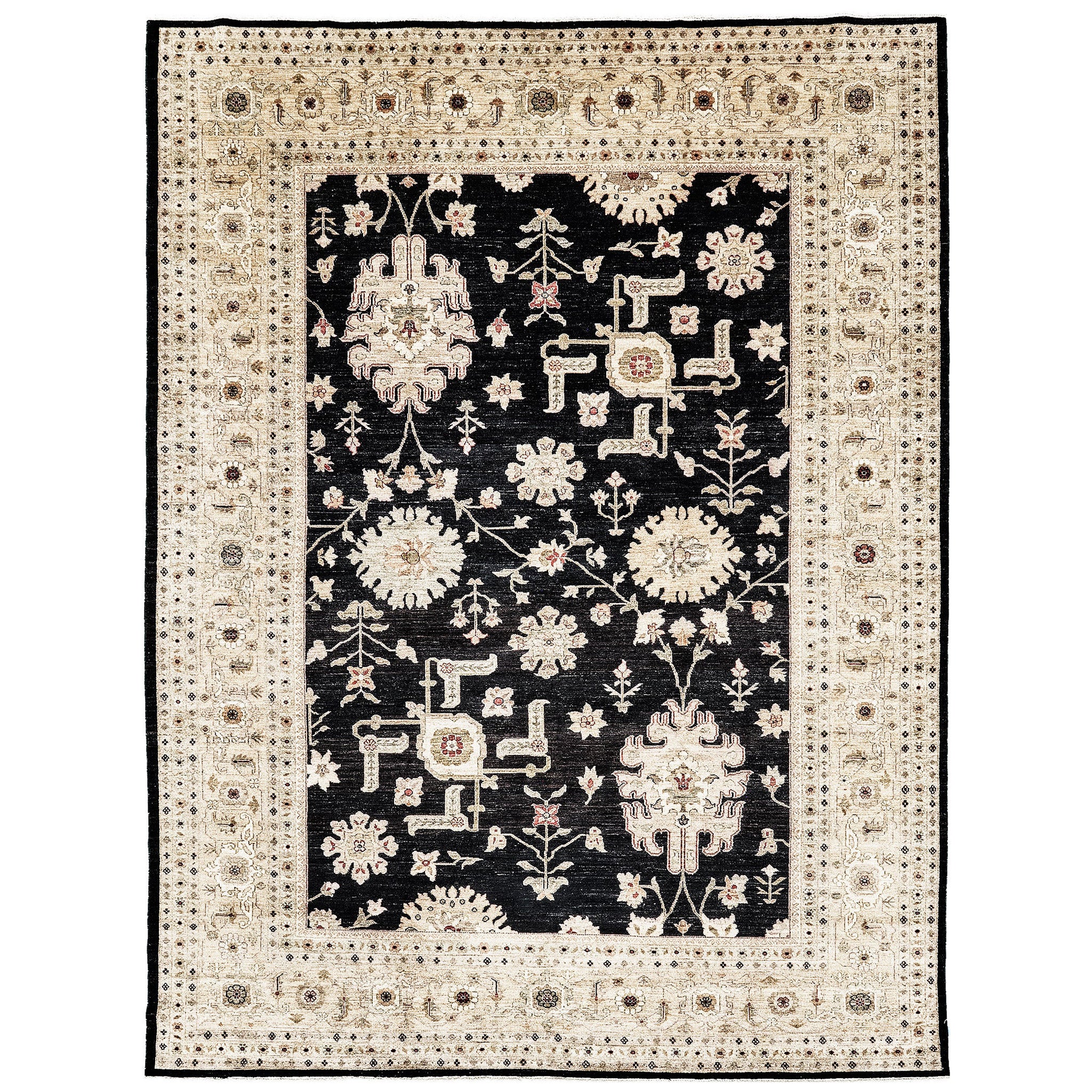 Mehraban Natural Dye Oushak Revival Rug For Sale