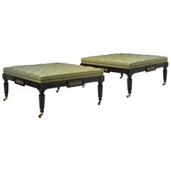 Trafalgar Stools in the Regency manner 2