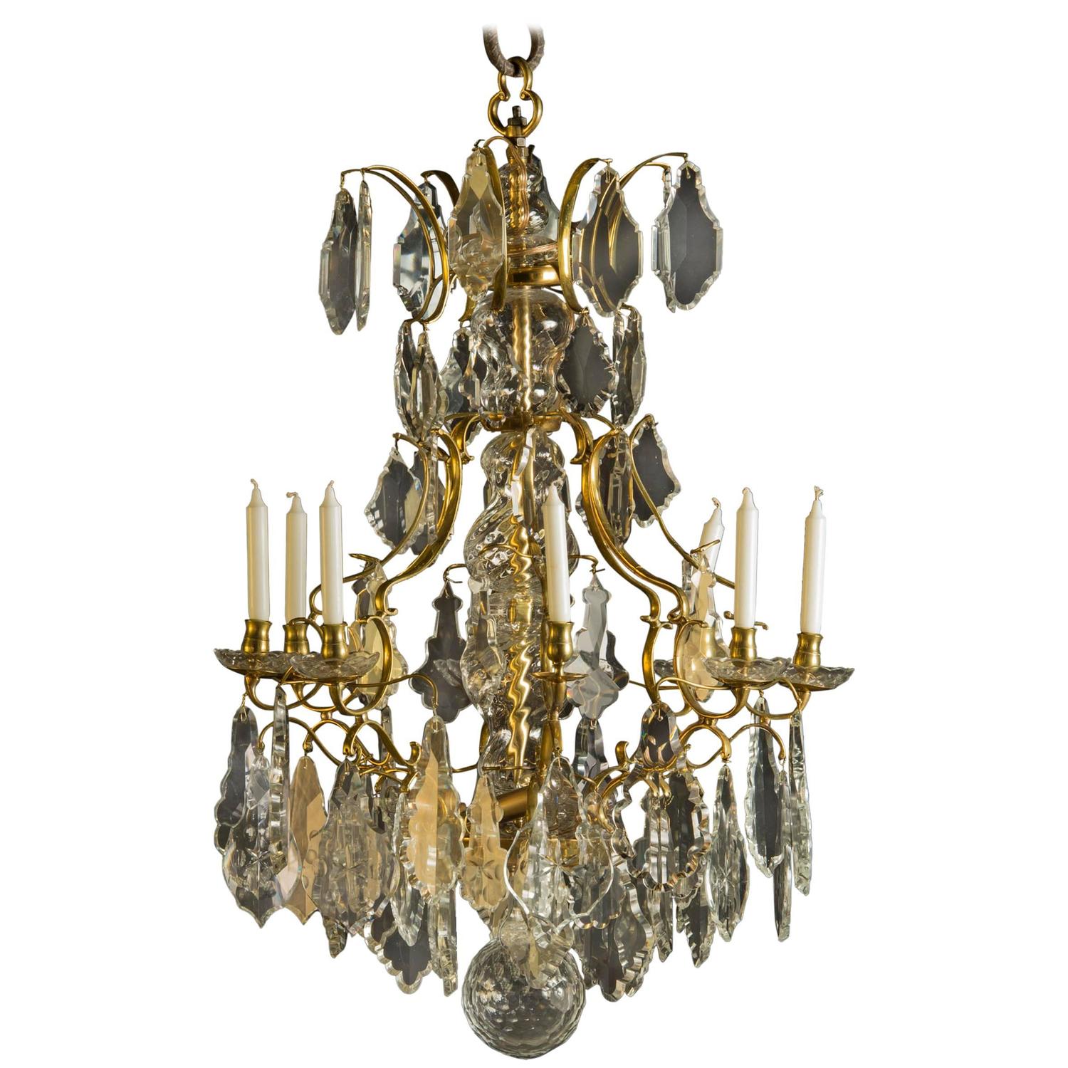 Swedish Chandelier, Baroque Style, 18401860 For Sale at 1stdibs